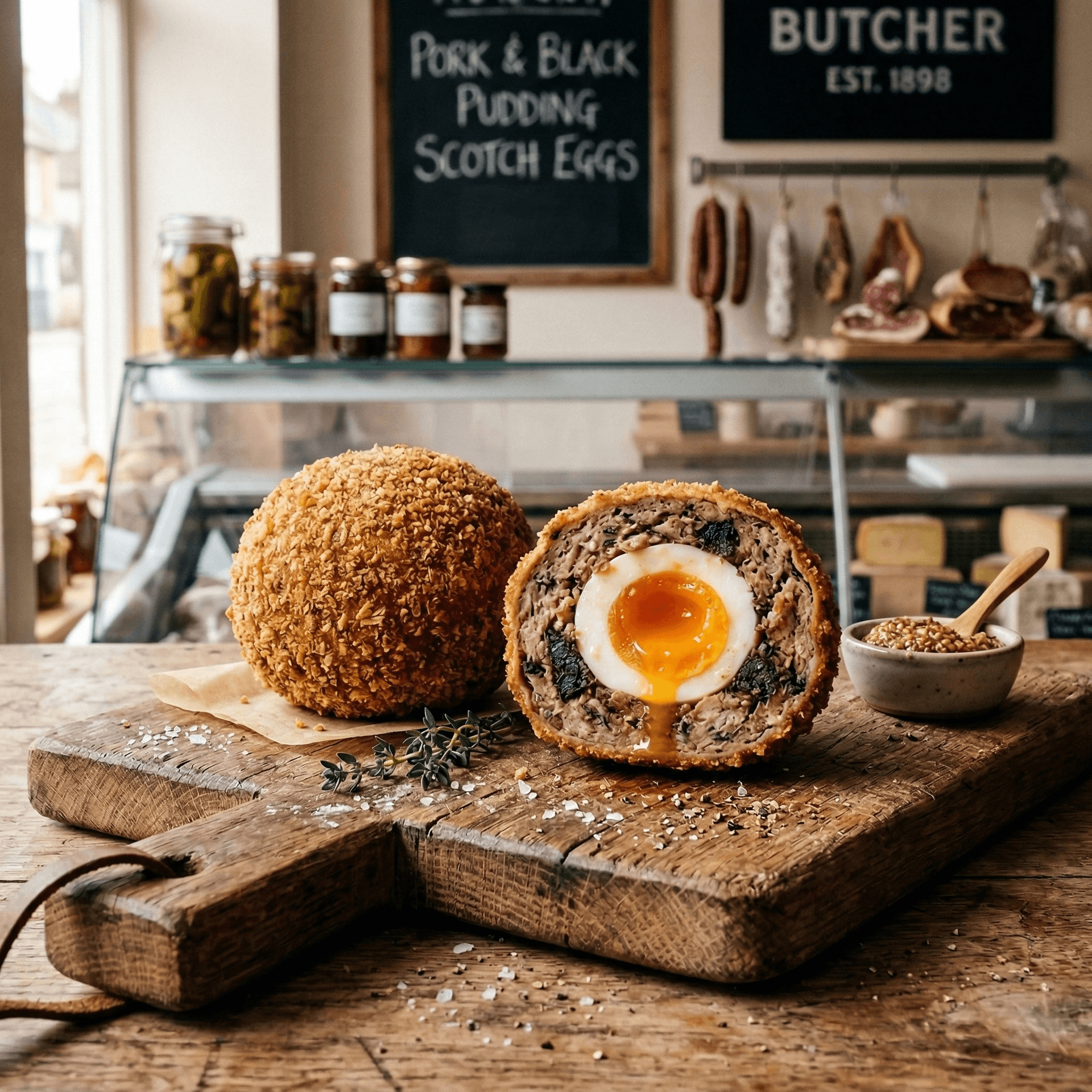 Pork and Black Pudding Scotch Egg